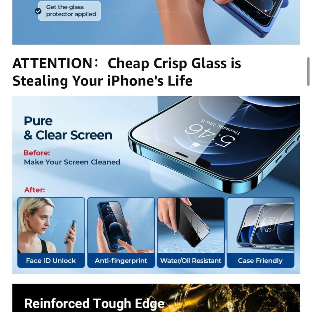 UltraGlass IPhone 6.1 inch screen protector